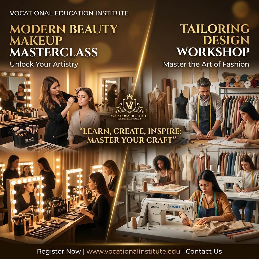 Beautician & Tailoring Practical Workshop Studio